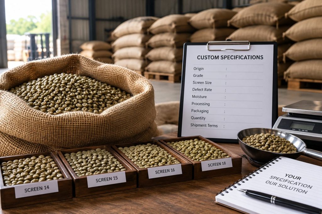 indonesian coffee bean custom
